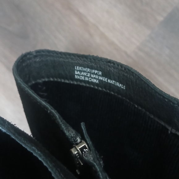 Born Cotto Black Suede Tall Lace Knee High Womens Boots Size 7.5 - Picture 7 of 12